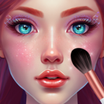 makeover & makeup asmr android application logo